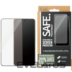 Aizmugurējais vāciņš PanzerGlass  SAFE. Screen Protector Xiaomi Redmi Note 14 Pro|14 Pro+|13 Pro+|Ultra-Wide Fit | 