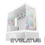 Datoru korpusi Deepcool  CG380 3F MIDI TOWER CASE, White 