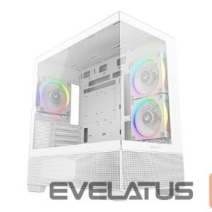 Datoru korpusi Deepcool  CG380 3F MIDI TOWER CASE, White 