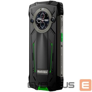 Viedtālrunis Blackview  Rugged BV8200 LTE 6.5-inch FHD+IPS 1080x2400 120Hz Corning 3th + 1.3-inch 360x360 12+256GB MT8781 Octa-core 2.2GHz 8800mAh NO Charger CAM Front 32MP Rear 50+13MP IP68/IP69K/MIL-STD-810H NFC Fingerprint Green