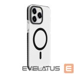 Aizmugurējais vāciņš Evelatus Apple iPhone 15 Pro Max Clear Case PC+TPU With MagSafe Transparent Black