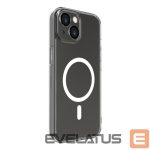 Aizmugurējais vāciņš Evelatus Apple iPhone 15 Plus Clear Case With MagSafe and Camera Protection Transparent