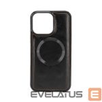 Aizmugurējais vāciņš Evelatus Apple iPhone 15 Pro Multifunctional Wallet wristband leather case Black
