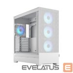 Datoru korpusi Fractal Design  Pop XL Air RGB White TG Clear Tint, E-ATX up to 280 mm, ATX , mATX, Mini ITX, Power supply included No 