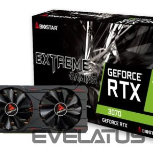 Grafiskās karte / Video kartes BIOSTAR  Graphics Card||NVIDIA GeForce RTX 3070|8 GB|GDDR6|256 bit|PCIE 4.0 16x|GPU 1500 MHz|Dual Slot Fansink|1xHDMI|3xDisplayPort|VN3706RM82 