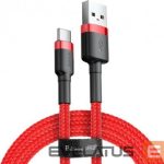 Kabelis Baseus  CABLE USB TO USB-C 2M/RED CATKLF-C09 