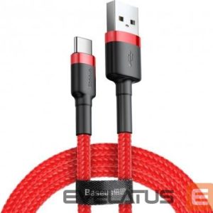Kabelis Baseus  CABLE USB TO USB-C 2M/RED CATKLF-C09 