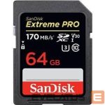Cita datorprece SANDISK BY WESTERN DIGITAL  MEMORY SDXC 64GB UHS-I/SDSDXXU-064G-GN4IN SANDISK 
