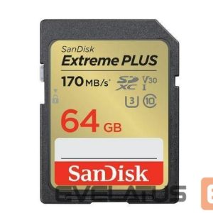 Cita datorprece SANDISK BY WESTERN DIGITAL  MEMORY SDXC 64GB UHS-I/SDSDXW2-064G-GNCIN SANDISK 