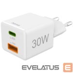 Adapteris Hama  Mini Adapter USB-C + USB-A 30W White
