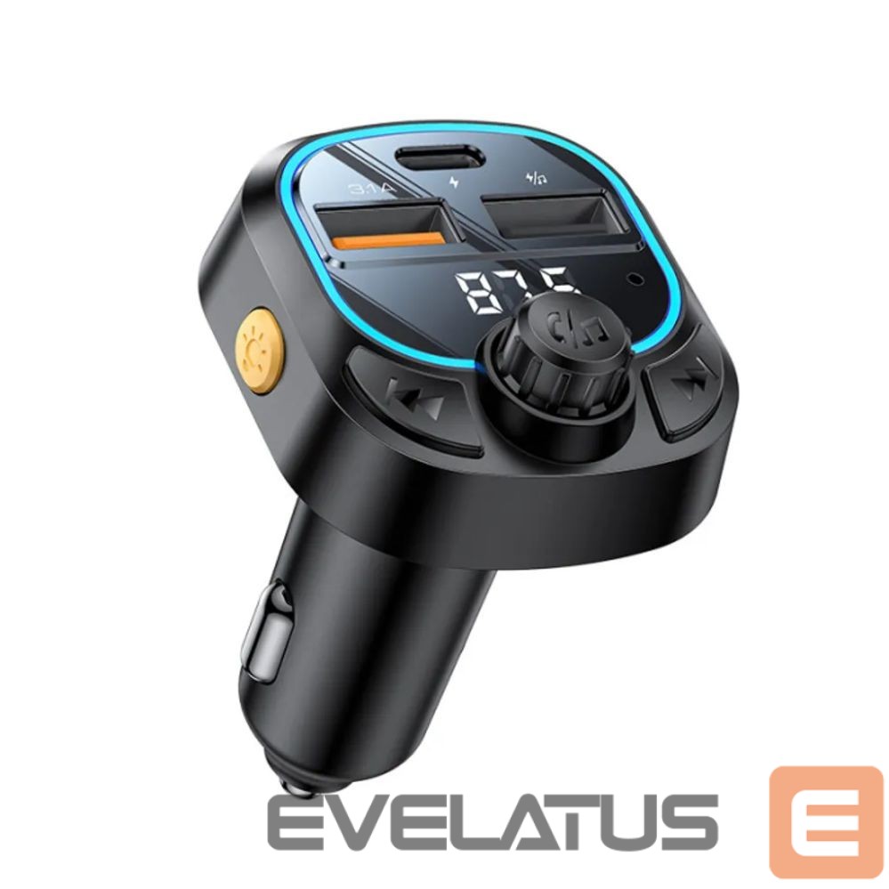 FM modulators yesido FM car charger Y70 Black