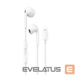 Vadu austiņas Dudao  in-ear headphones with Lightning connector White