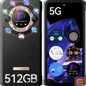 Viedtālrunis Blackview  BL9000 Rugged 5G Smartphone 12GB/512GB Outdoor Phone Gold