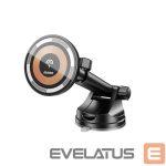 Auto lādētāji Dudao  15W magnetic wireless extensio n-type suction Car Phone Black