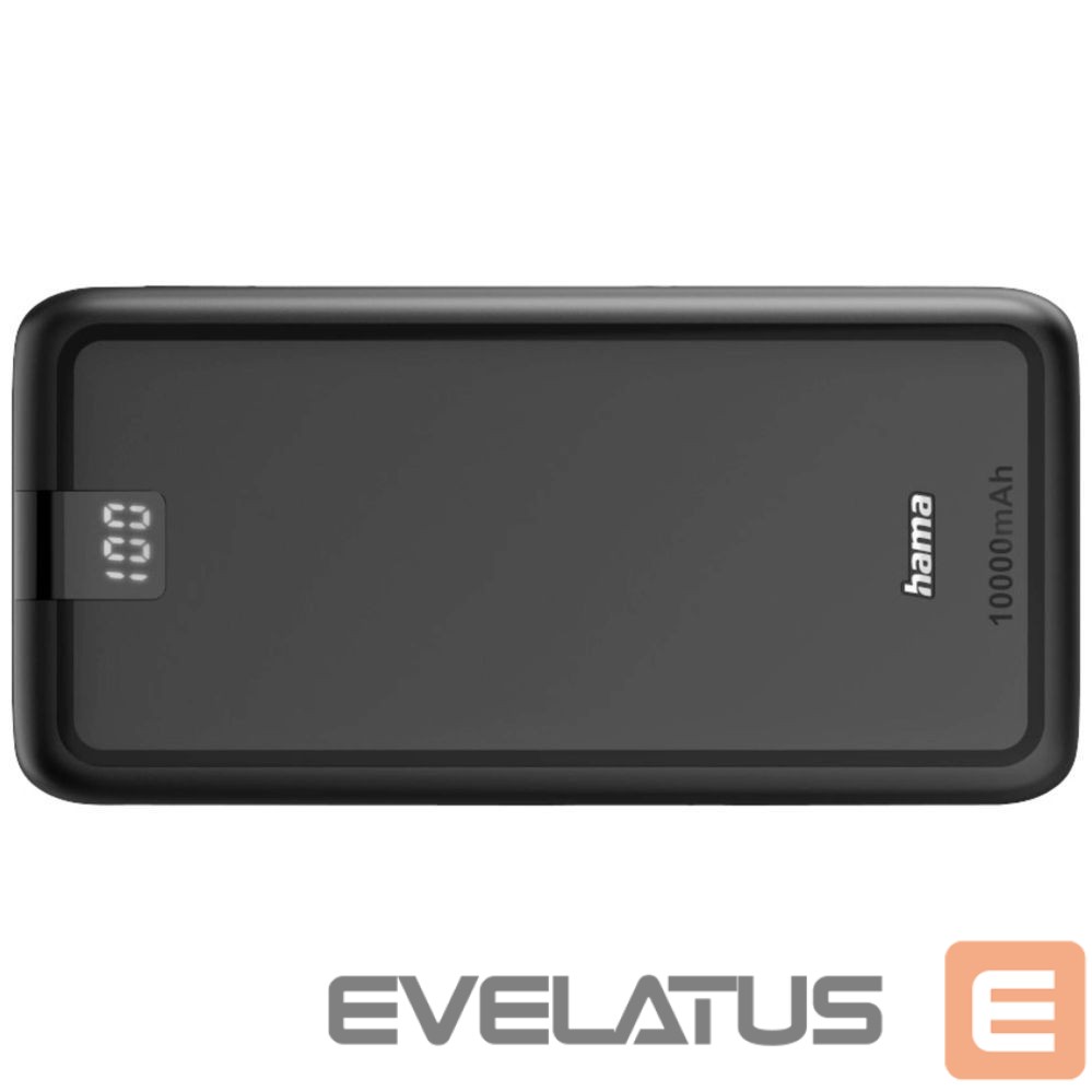 Ārējais akumulators Hama Powerbank Performance 10 10000mAh Black