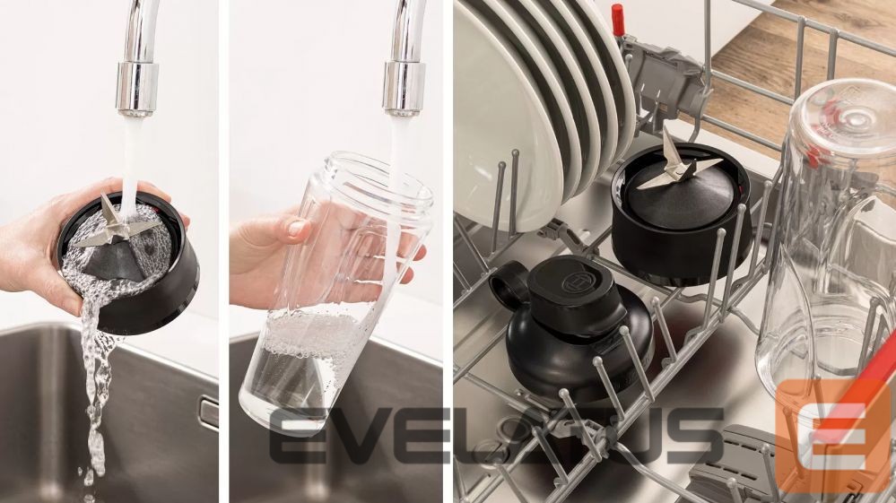 Mikseri un blenderi Bosch VitaPower ToGo Smoothie Maker MMB2111S Tabletop, 450 W, Jar material Tritan, Jar capacity 0.6 L, Ice crushing, Silver