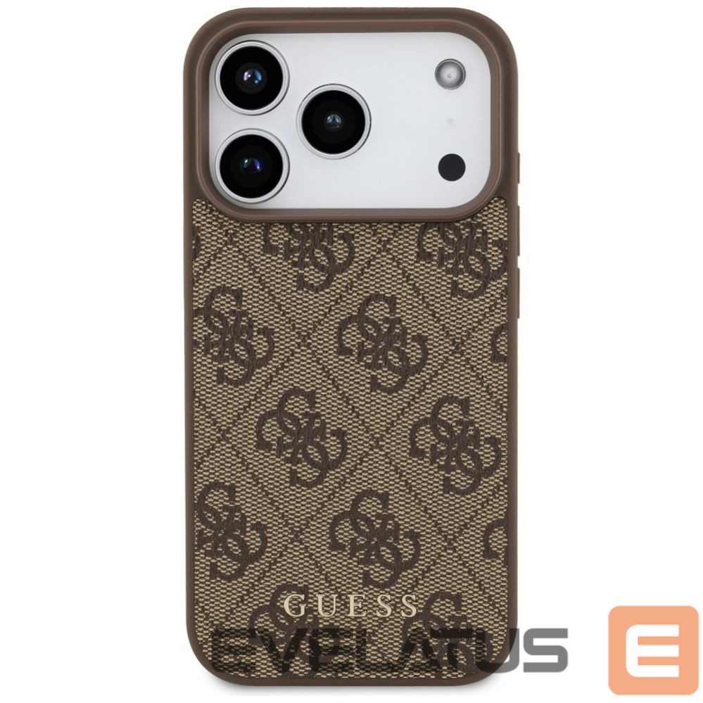 Citas preces Guess Guess 4G Classic Case for iPhone 17 Pro - Brown