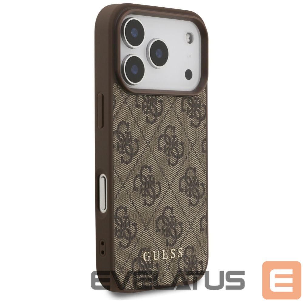Citas preces Guess Guess 4G Classic Case for iPhone 17 Pro - Brown