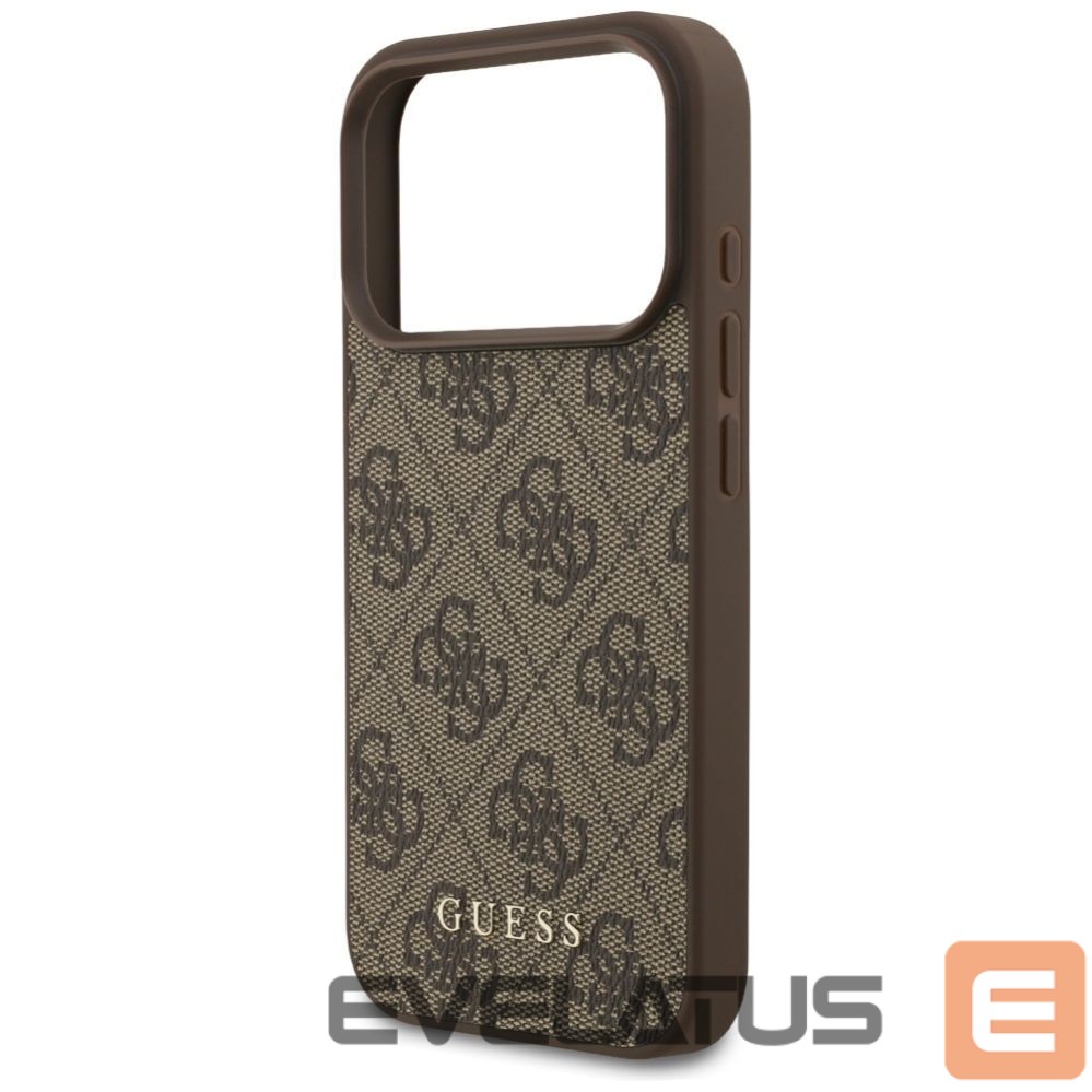 Citas preces Guess Guess 4G Classic Case for iPhone 17 Pro - Brown