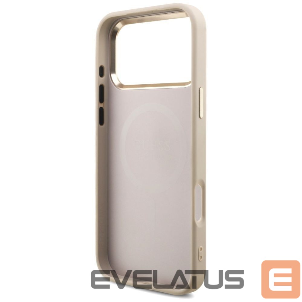 Citas preces Guess Guess 4G Triangle Logo MagSafe Case for iPhone 17 Pro Max - Rose Gold
