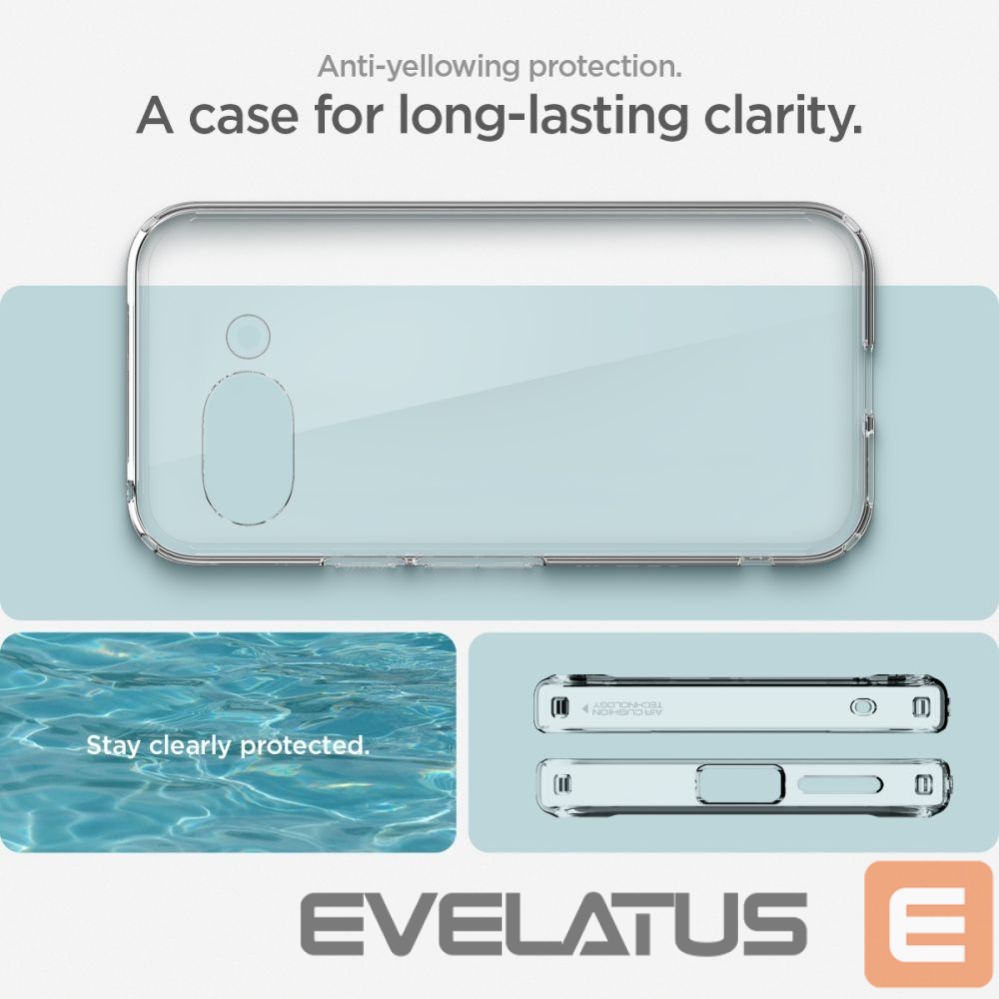 Citas preces Spigen Spigen Ultra Hybrid Case for Google Pixel 9A - Clear