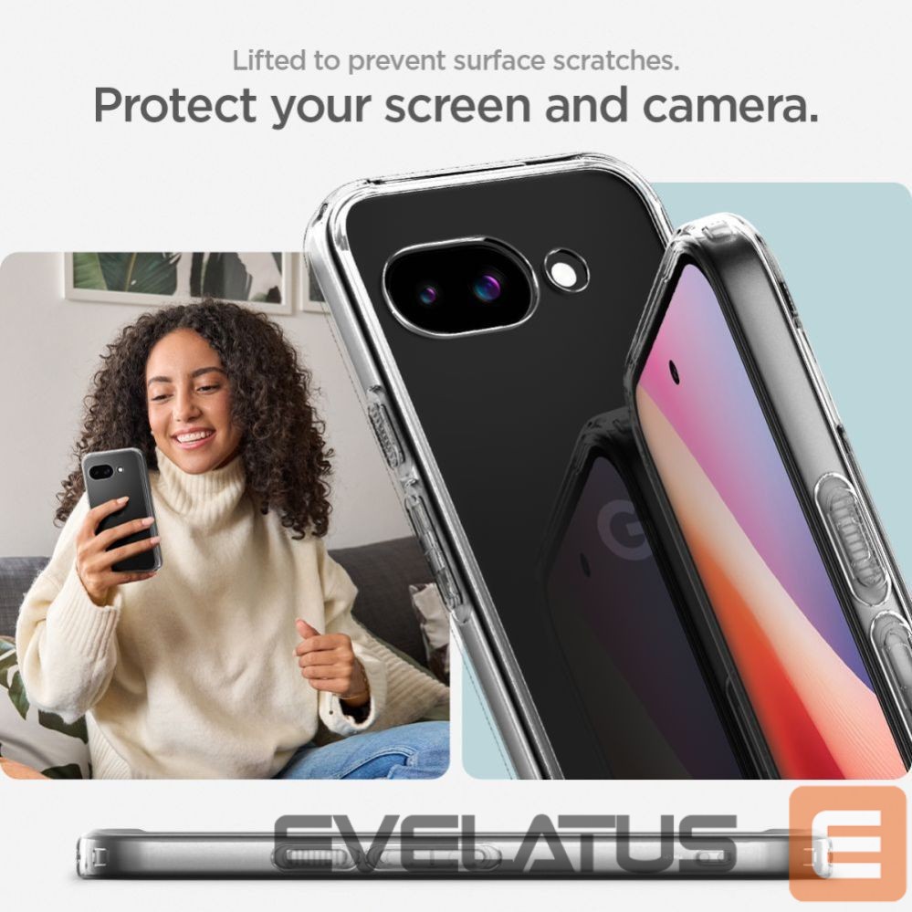 Citas preces Spigen Spigen Ultra Hybrid Case for Google Pixel 9A - Clear