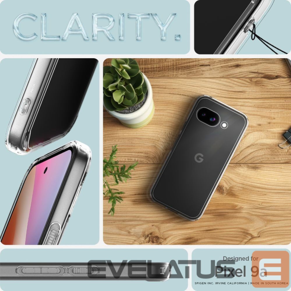 Citas preces Spigen Spigen Ultra Hybrid Case for Google Pixel 9A - Clear
