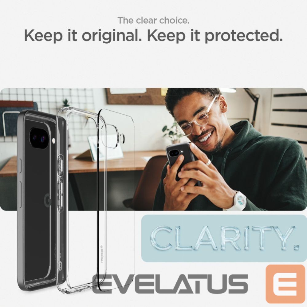 Citas preces Spigen Spigen Ultra Hybrid Case for Google Pixel 9A - Clear
