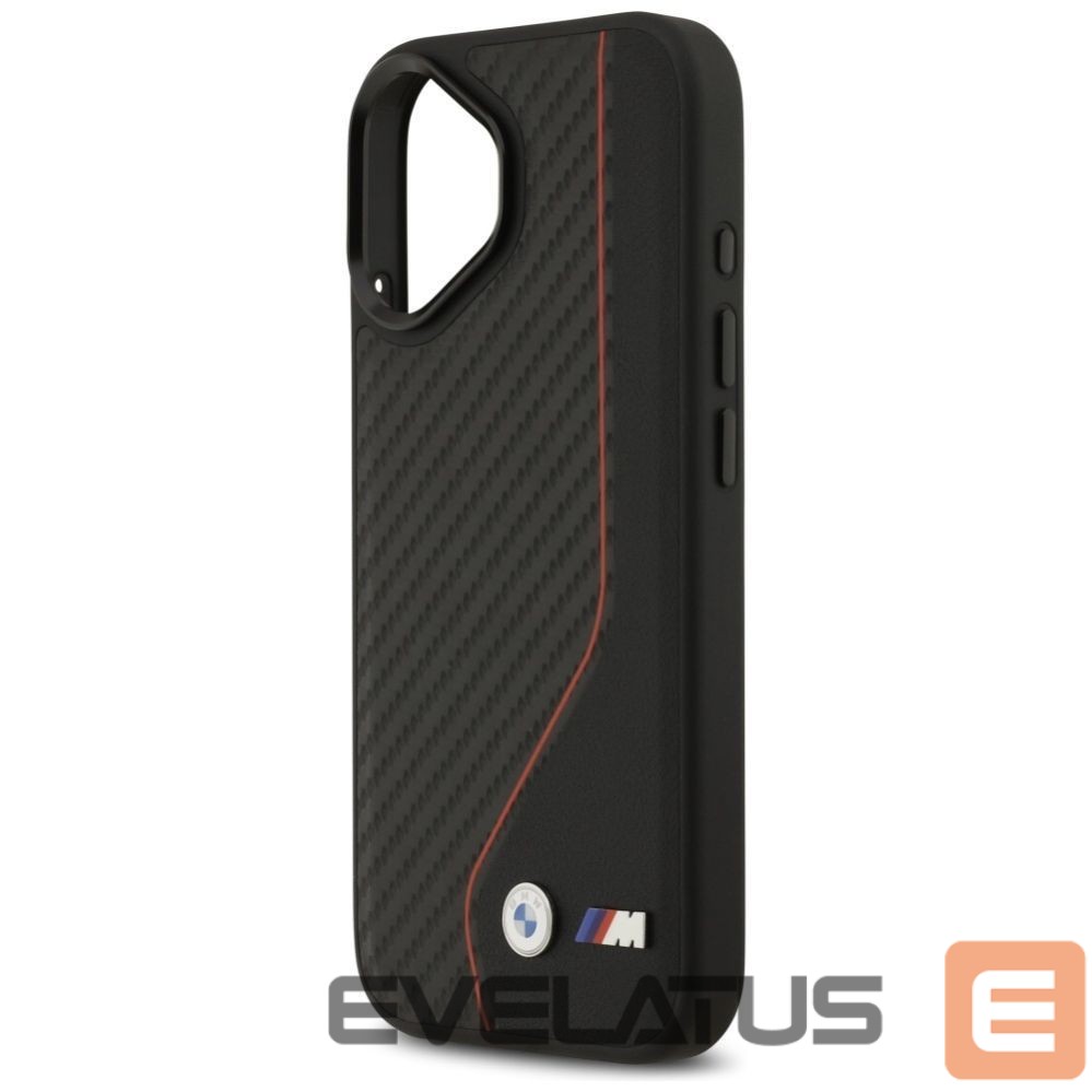 Citas preces BMW BMW M Carbon Line & Logo MagSafe Case for iPhone 17 - Red