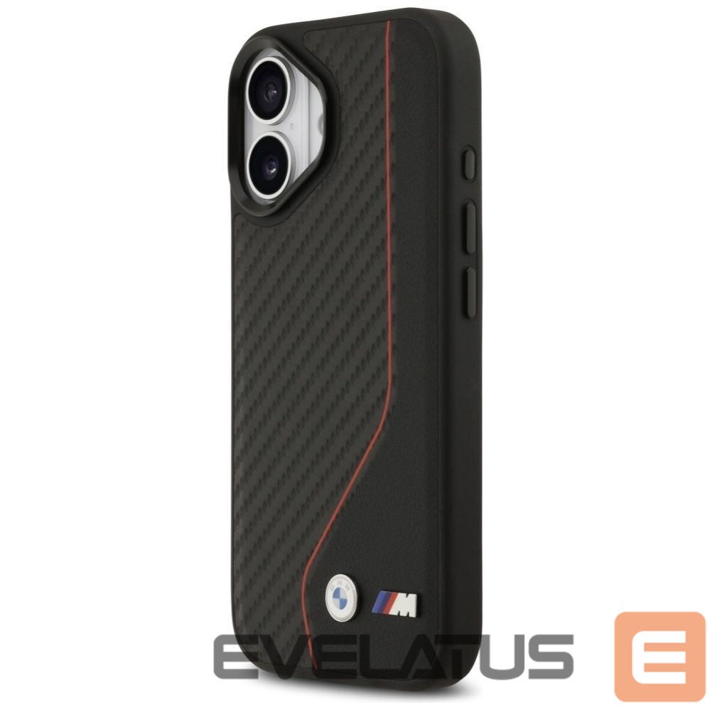 Citas preces BMW BMW M Carbon Line & Logo MagSafe Case for iPhone 17 - Red