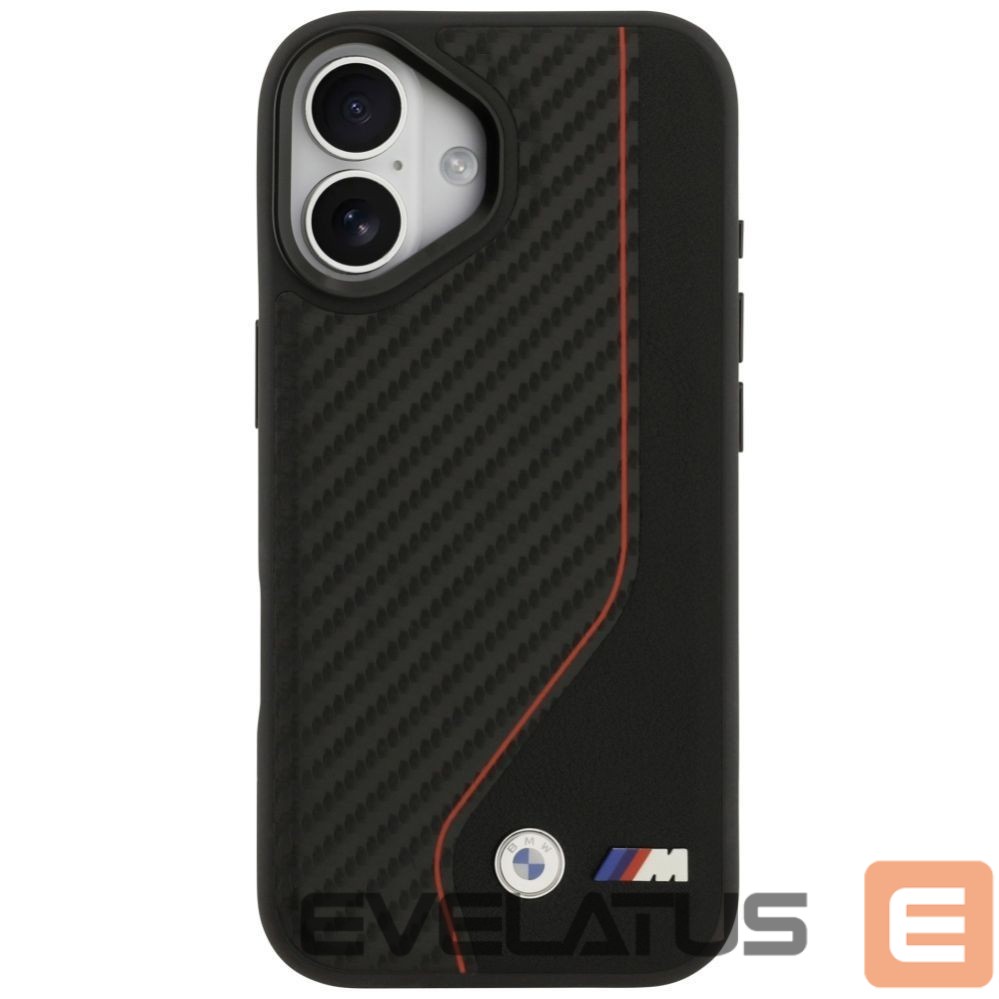 Citas preces BMW BMW M Carbon Line & Logo MagSafe Case for iPhone 17 - Red
