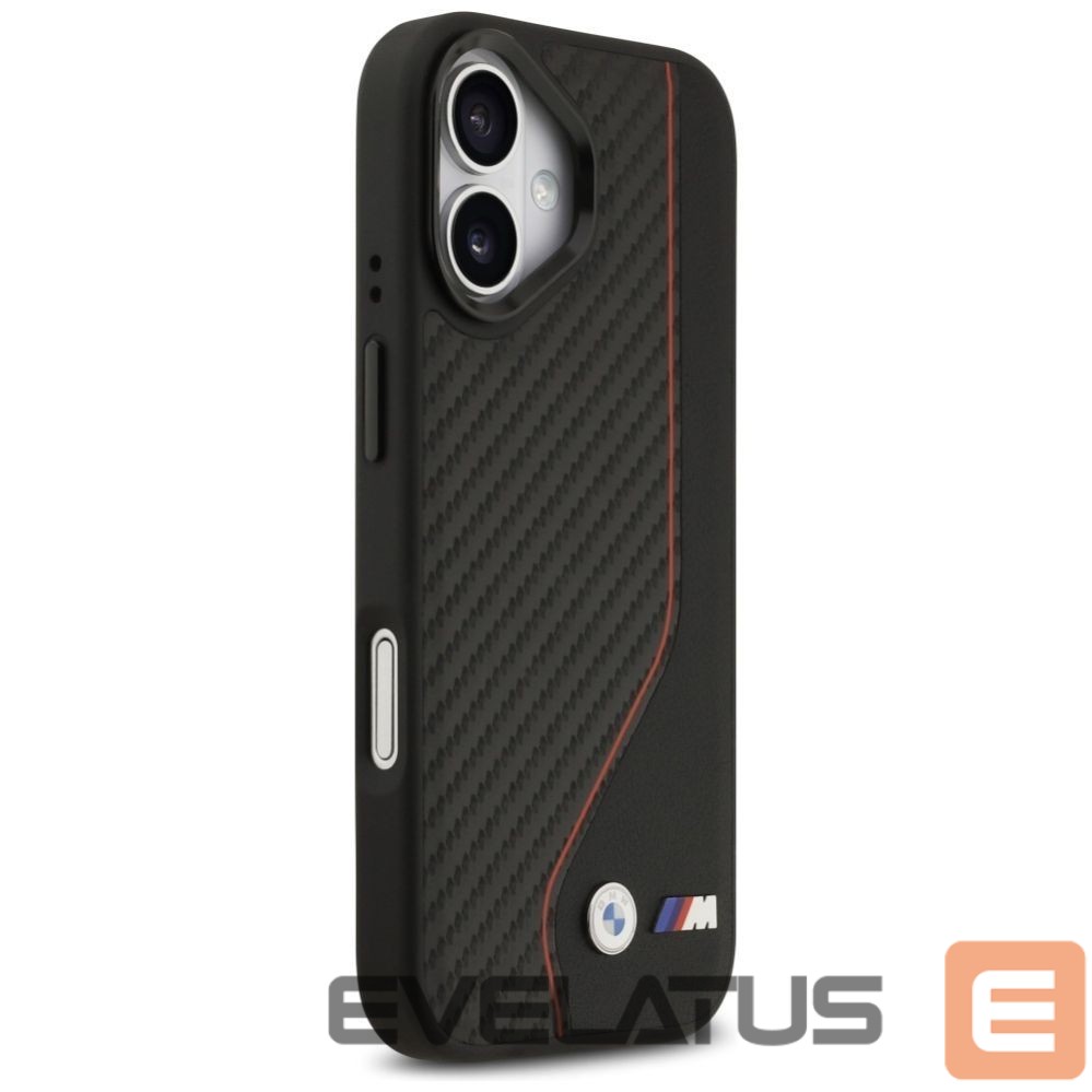 Citas preces BMW BMW M Carbon Line & Logo MagSafe Case for iPhone 17 - Red