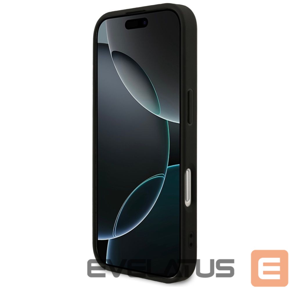 Citas preces Guess Guess Grained Ring MagSafe case for iPhone 17 - black