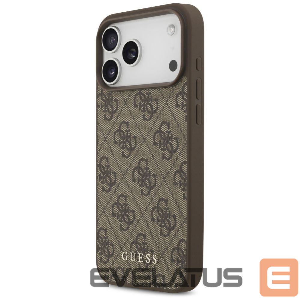 Citas preces Guess Guess 4G Classic Case for iPhone 17 Pro Max - Brown