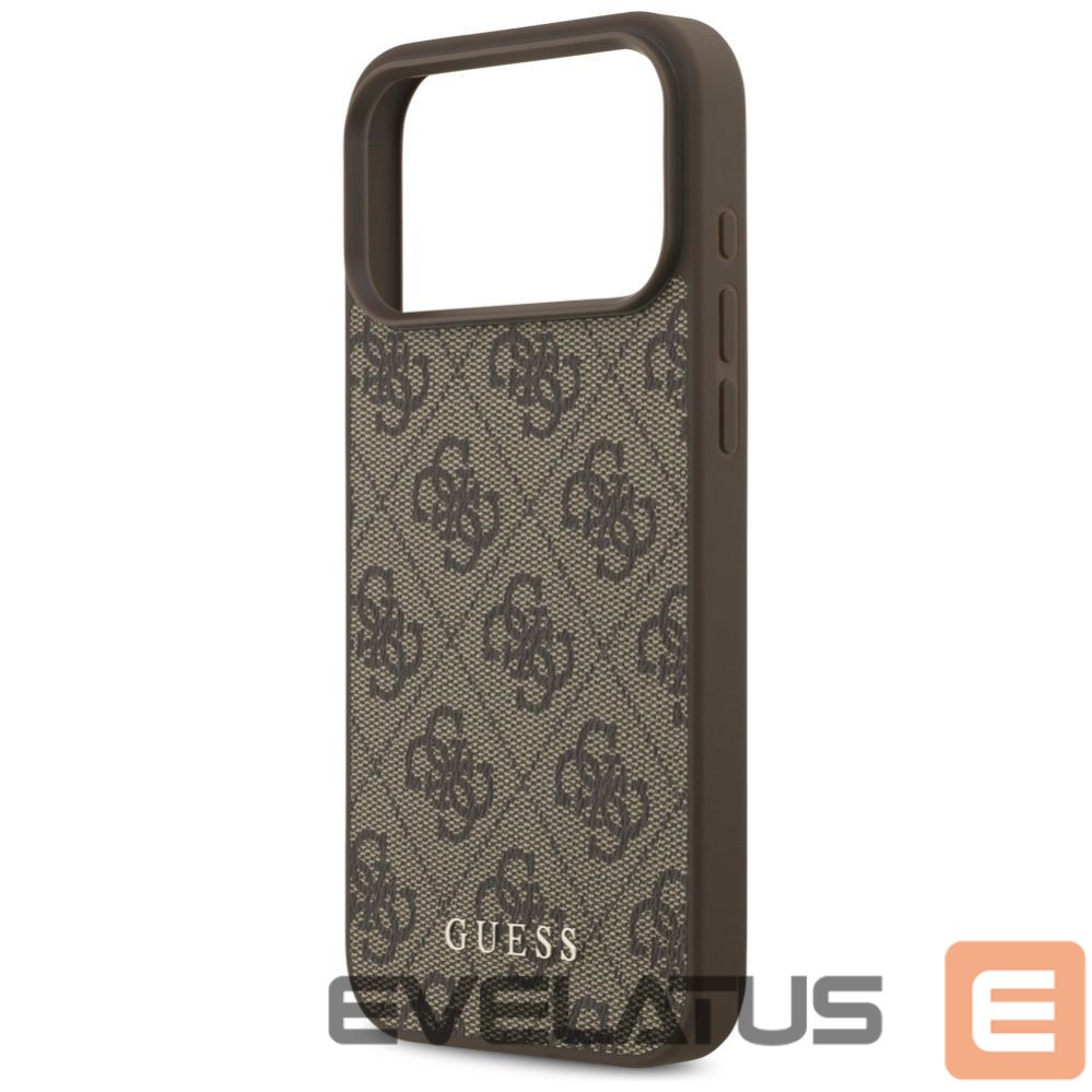 Citas preces Guess Guess 4G Classic Case for iPhone 17 Pro Max - Brown