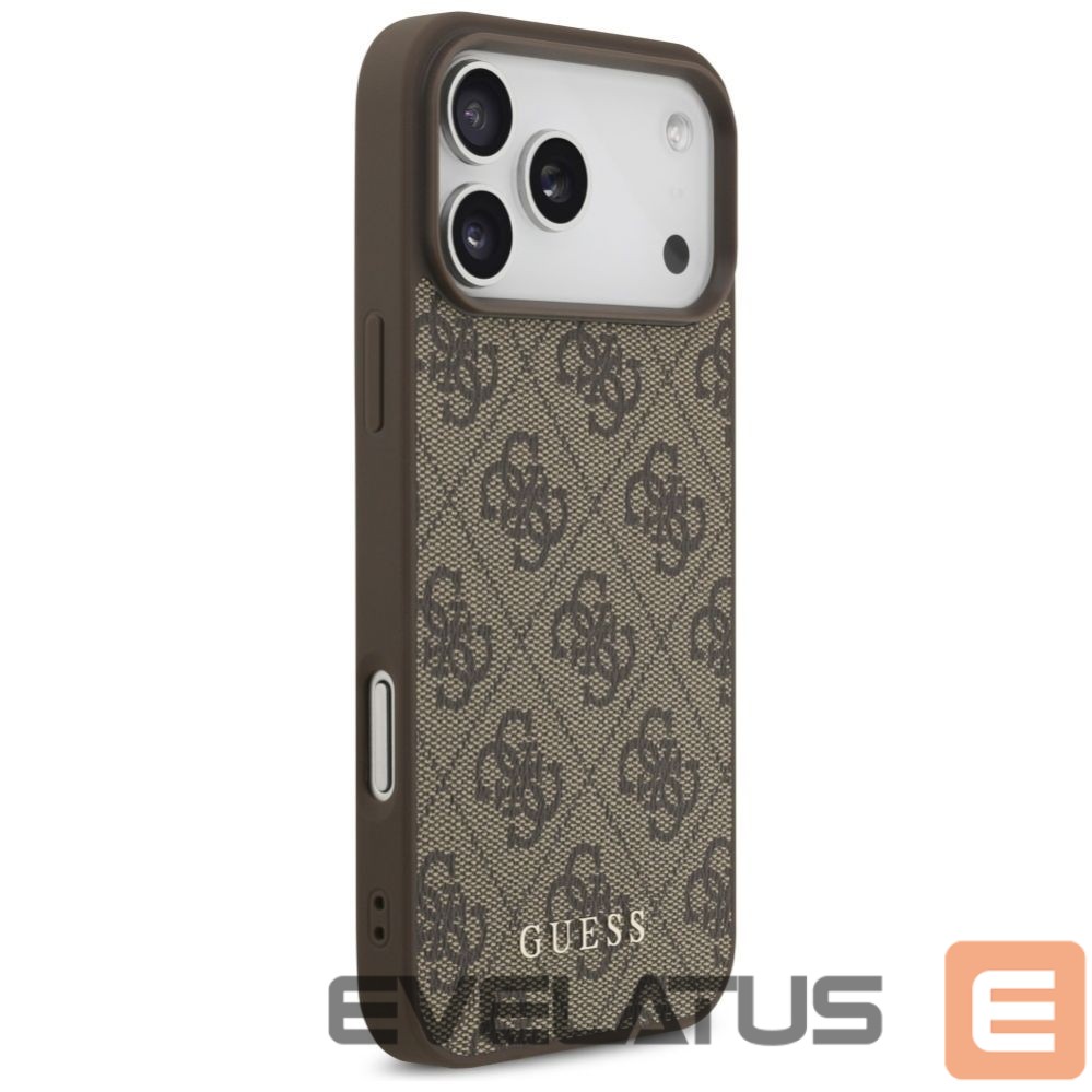 Citas preces Guess Guess 4G Classic Case for iPhone 17 Pro Max - Brown