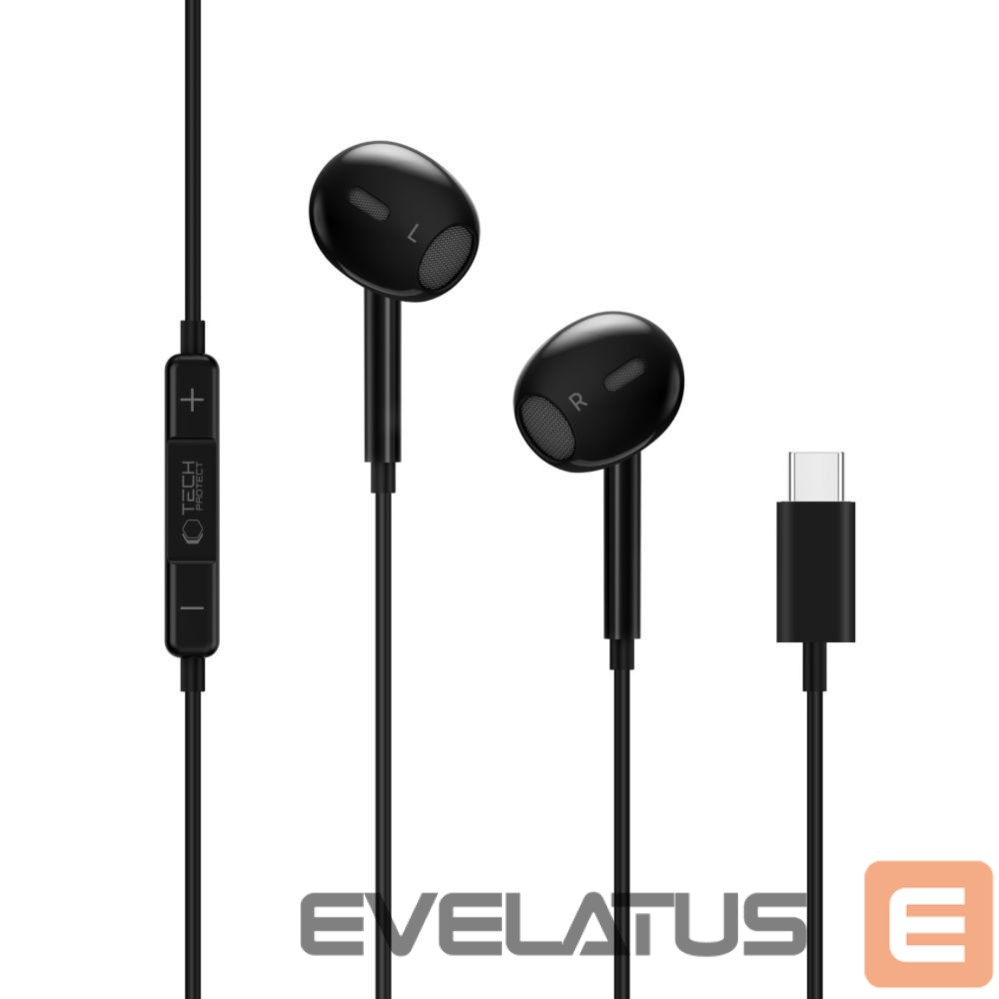 Citas preces Tech-Protect Tech-Protect Ultraboost Core G2 USB-C Headphones - Black
