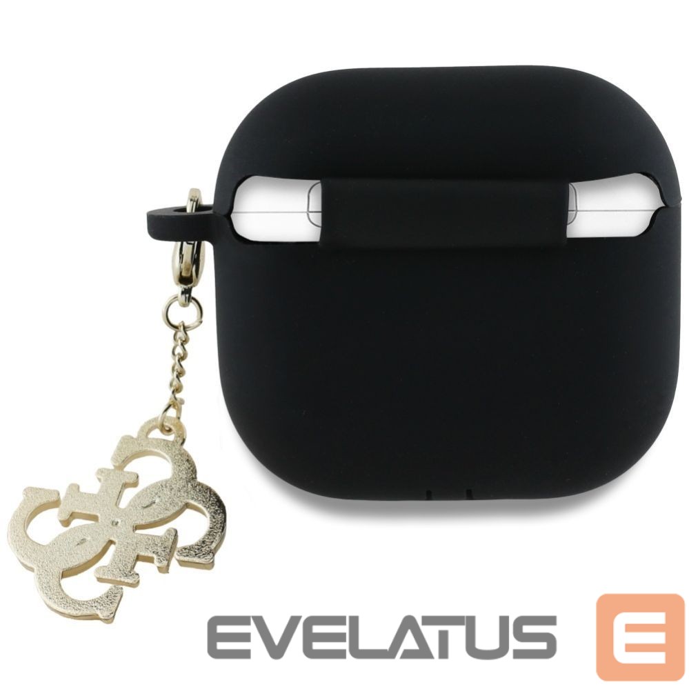 Citas preces Guess Guess 4G Charm Case for AirPods 4 - Black