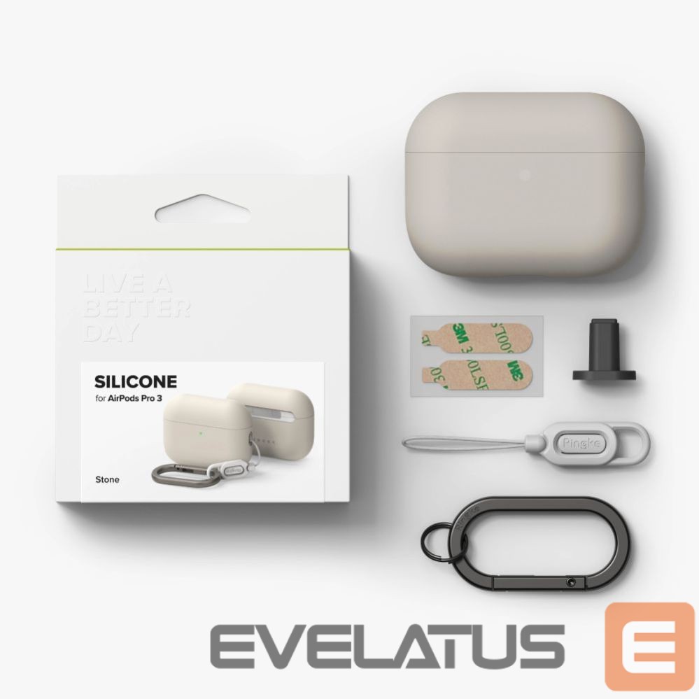 Citas preces Ringke Ringke Silicone Case for AirPods Pro 3 - Beige
