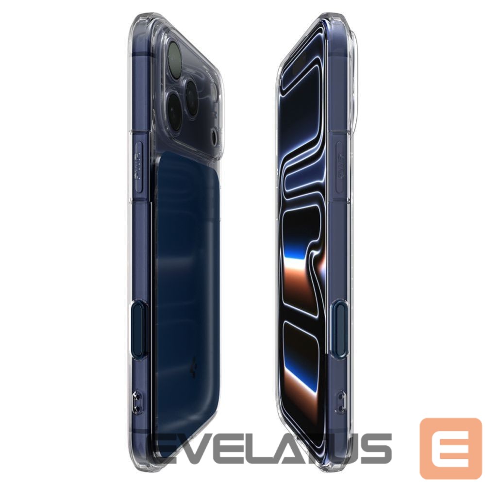 Citas preces Spigen Spigen Thin Fit MagSafe Case for iPhone 17 Pro Max - Clear Navy Blue