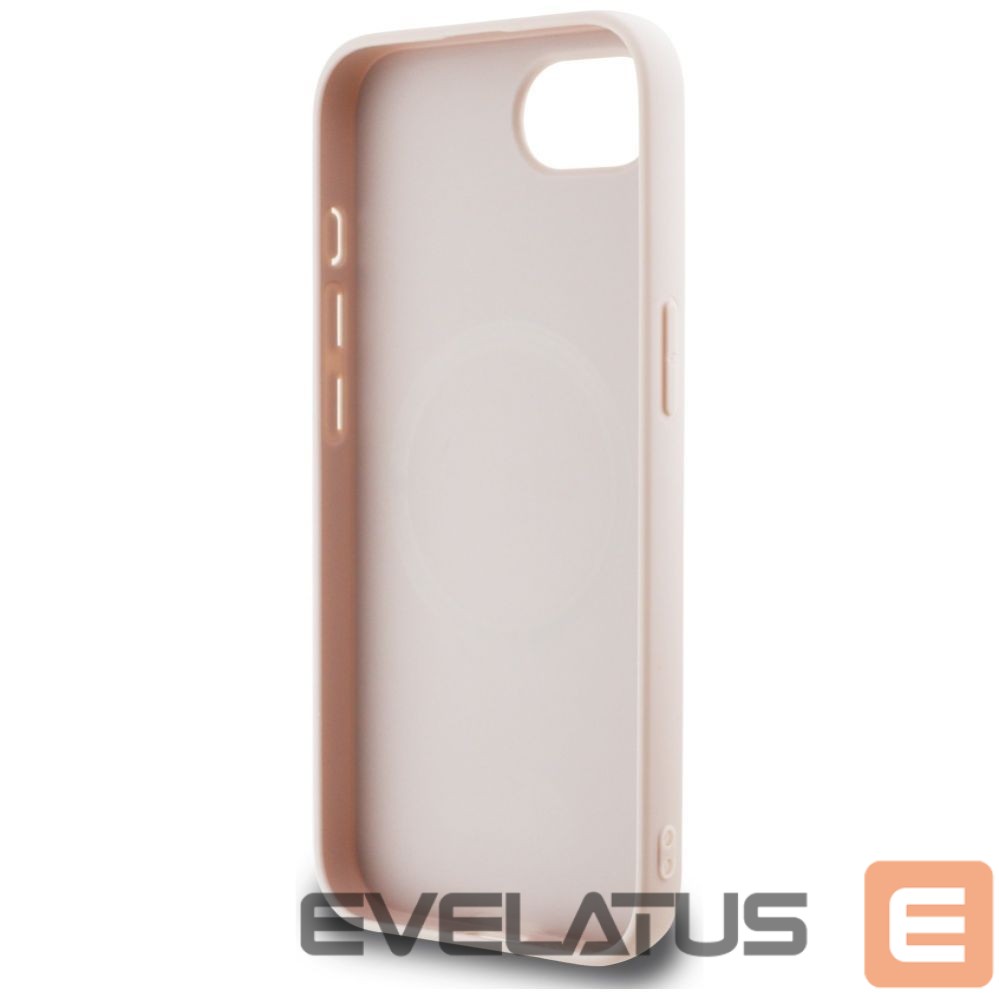 Citas preces Guess Guess 4G Script Logo MagSafe iPhone 16e Case - Pink