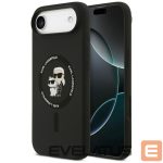 Citas preces Karl Lagerfeld  Karl Lagerfeld Silicone Karl&Choupette Ring MagSafe Case for iPhone 17 Air - Black 