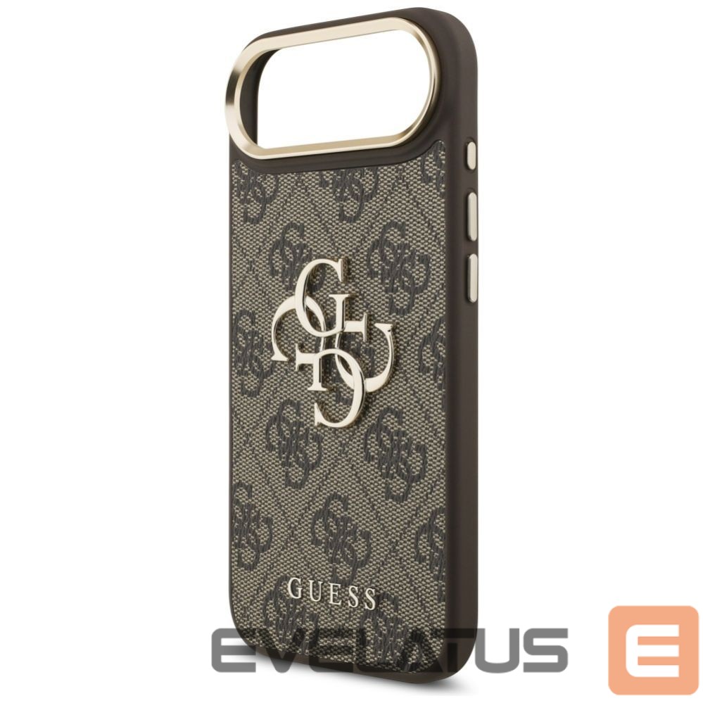Citas preces Guess Guess 4G Big 4G Classic Logo Case for iPhone Air - Brown and Gold