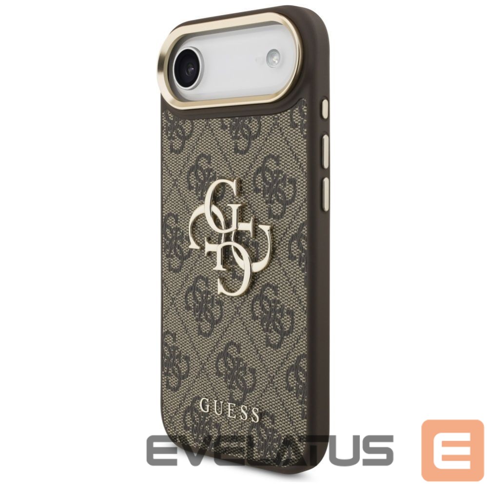 Citas preces Guess Guess 4G Big 4G Classic Logo Case for iPhone Air - Brown and Gold