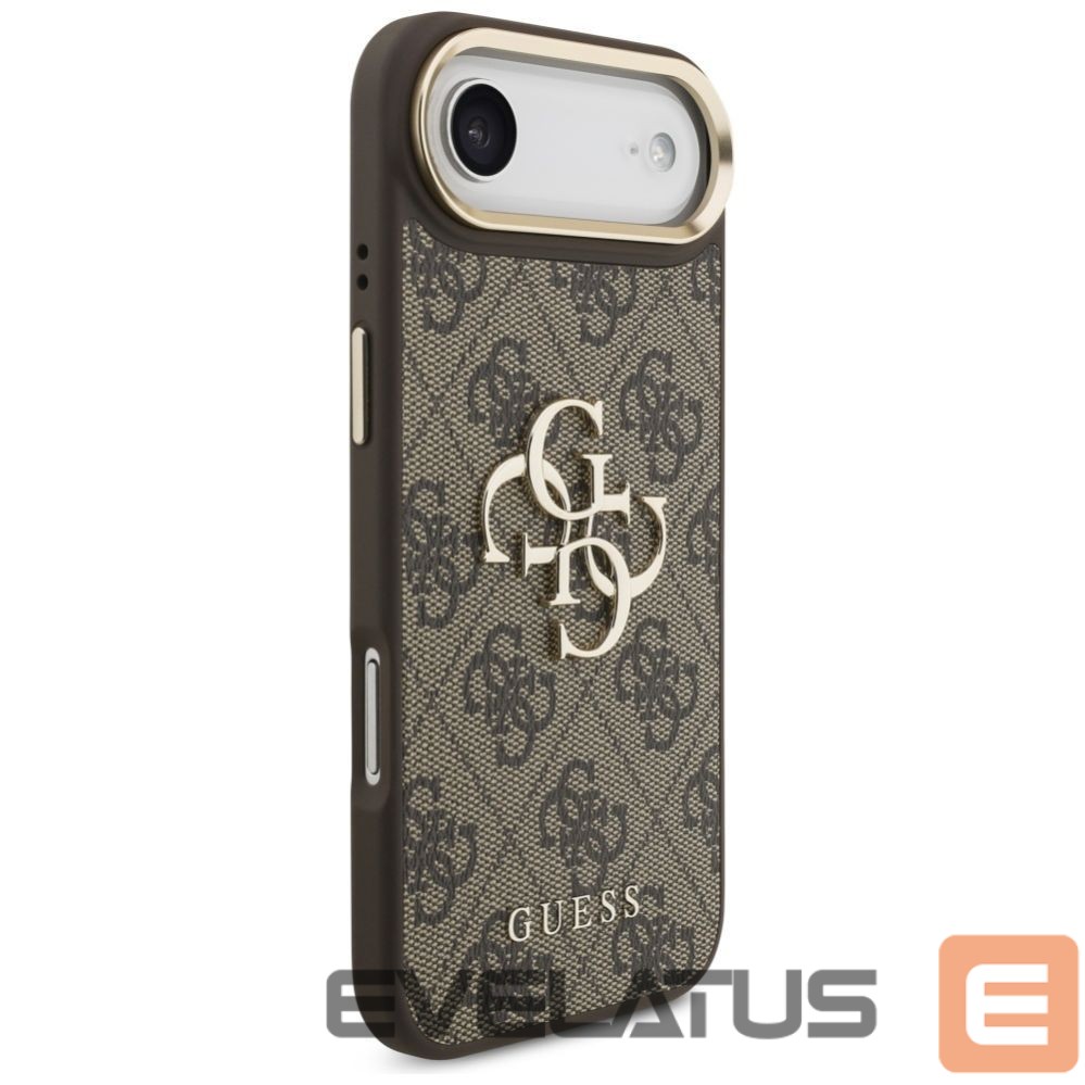Citas preces Guess Guess 4G Big 4G Classic Logo Case for iPhone Air - Brown and Gold
