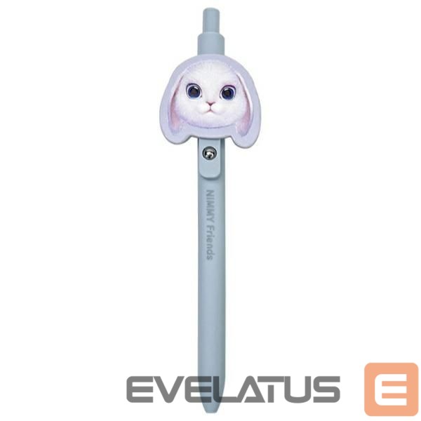 Citas preces Nimmy Nimmy Big Eyed Pet 2.0 Rabbit 2-in-1 Notebook + Pen Set - Purple