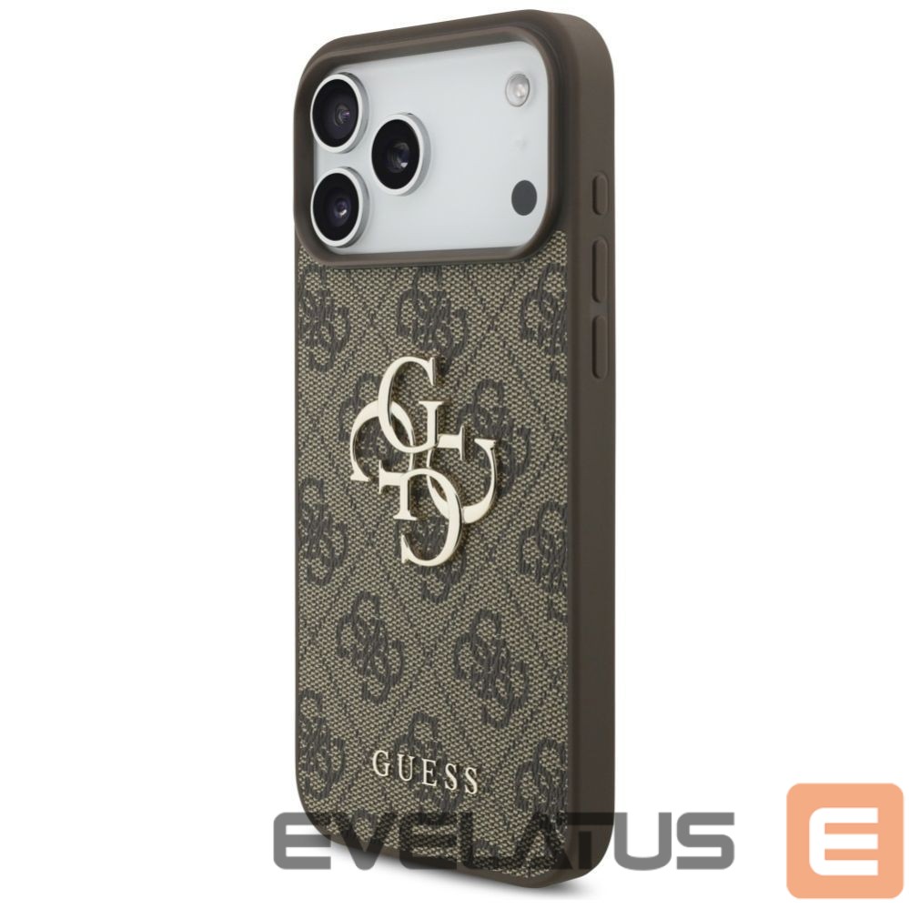 Citas preces Guess Guess 4G Big Logo Case for iPhone 17 Pro Max - Brown