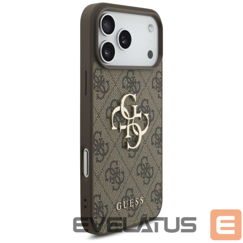 Citas preces Guess Guess 4G Big Logo Case for iPhone 17 Pro Max - Brown
