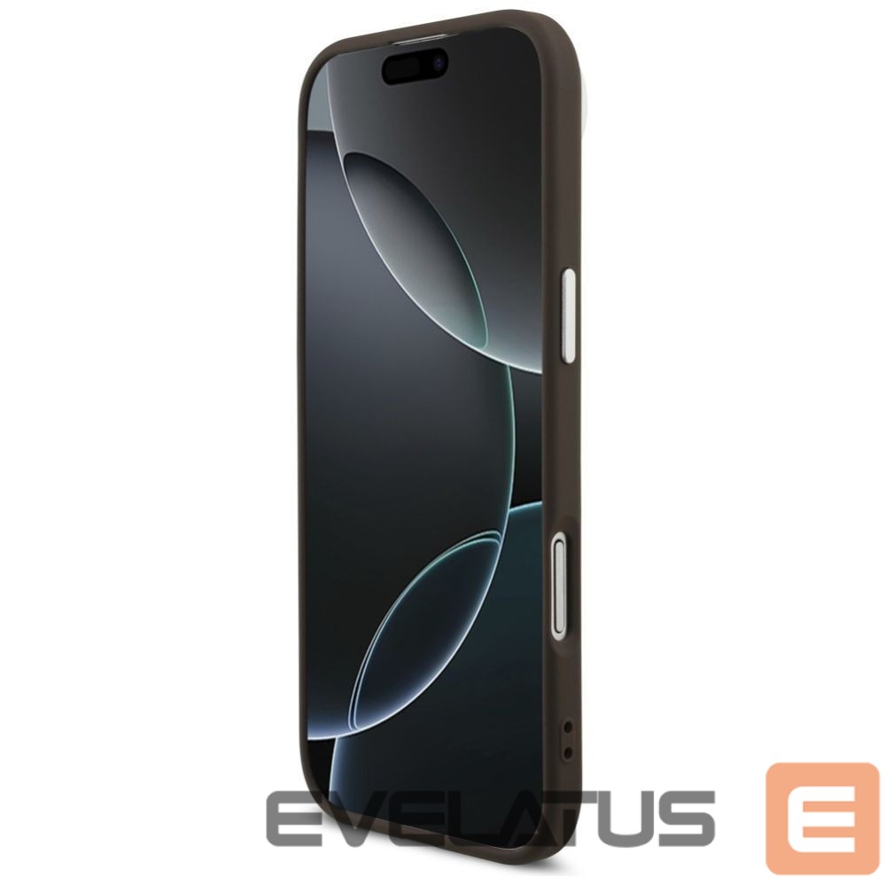 Citas preces Guess Guess 4G Big 4G Classic Logo case for iPhone 17 Air - brown and silver