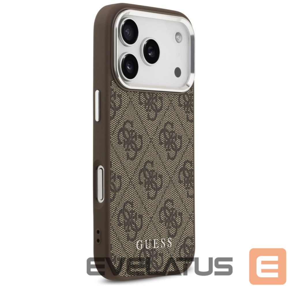 Citas preces Guess Guess 4G Classic Logo MagSafe Case for iPhone 17 Pro Max - Brown